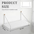 1 12 6 Inch Seamless CroBlissful Pcs Projector Shelf for Wall x Modem Router Shelf with Nail Router Wall Mount Modem