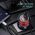 Rapid USB C Car Charger, Compatible for Samsung Galaxy S23/S22/S21/Note 20, Quick Charge 3.0 Dual USB