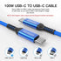 15ft USB Type C to C 100W Cable 2-Pack, Fast Charging for iPhone 15, MacBook Pro, iPad Pro, Samsung Galaxy S23.