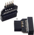 chenyang 2 Pack USB 2.0 Front Panel Header 9/10Pin Male/Female to 19/20Pin Connector Adapter