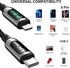 AICase 4FT USB C to Lightning Cable with LED Display, compatible with iPhone 13, 12, 11, AirPods Pro, supports Power
