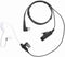 RDM2070D 2-Pin 2-Wire Motorola Walkie Talkies Earpiece Surveillance Kit with Big PTT Mic