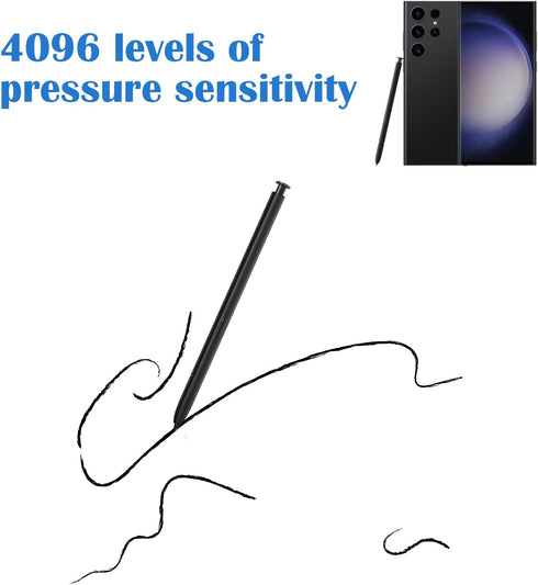 Galaxy S23 Ultra S Pen Replacement for Samsung Galaxy S23 Ultra Touch Pen, Stylus Pen Without Bluetooth (Black)