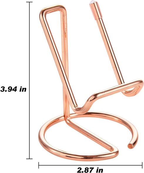 SIRMEDAL Cell Phone Stand, Business Card Holder, Mobile Phone Holder Metal Wire Cellphone Cradle Dock, Compatible