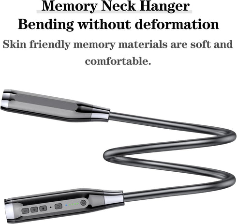 Wireless Bluetooth 5.0 Neck Earbuds, 100 Hours Playback, IPX5 Waterproof Sports Earphones with Microphone, A12
