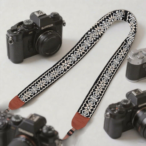 Handmade Premium Vintage Leather Neck Strap for DSLR/Mirrorless Cameras