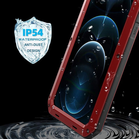 Marrkey for iPhone 12 Case, 360 Full Body Protective Heavy Duty Shockproof Tough Armour Case with Silicone Screen
