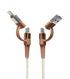 Tech Candy Two Faced 6' Woven Cable, Natural - USB Type A,