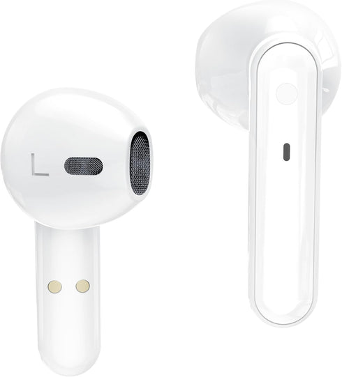 CBTek Seamless 40 Wireless Bluetooth Earbuds, with Any iPhone and Android, Built-in Mic with Charging Case, Deep Bass
