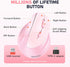 MEETION Bluetooth(5.2 3.0) 4 Ergonomic Mouse Wireless, Vertical Mouse RGB Backlit, Rechargeable Mice for + USB-A