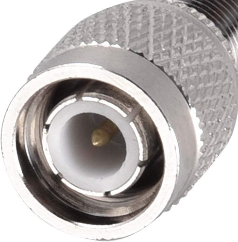 uxcell TNC Male to F Female Brass Connector RF Coaxial Adapter, 1pcs