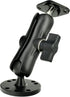 VAUBORTTI Aluminum 1-Inch Ball Mount with Diamond and Round Base, AMPS Hole Pattern
