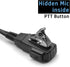 2X D-Style Earpiece Headset Mic PTT for Motorola Talkabout 2 Way Radio T100 T200 T210 T260 T270 (2.5mm Plug)