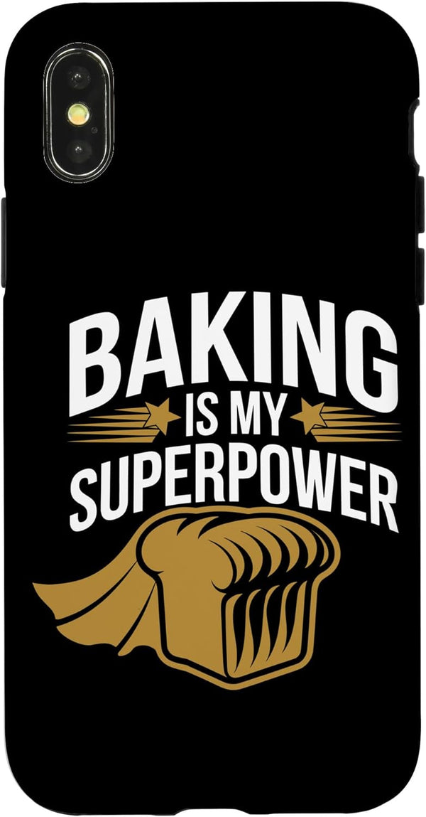 Sourdough Bread Baking Supplies Baker Jar Kit iPhone X/XS Starter Bread Baking Bakery Sourdough Starter Baker Case