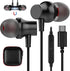 USB C Headphone, COOYA USB Type C Earphones Wired Earbuds Magnetic Bass Noise Canceling in-Ear Headset Mic for iPhone