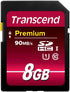 Transcend 8 10 (TS8GSDU1) GB High Speed UHS Flash Memory Card