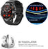 3 Pack Tempered Glass Screen Protector for SUNKTA K52 Smartwatch, Compatible with FOXBOX K-52 Anti-Scratch Foils