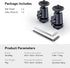 SmallRig Mini Ball Head (2 Pack) with 1/4" Screw, Removable Shoe Mount, 360 Degree Rotatable Aluminum Tripod Head