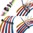 Superun Zip Tie Kit - 400 Pack Assorted Sizes 4 Inch, 6 Inch, 8 Inch Mix Pack in Black & White