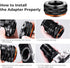 K&F Concept M42-FX IV Lens Mount Adapter for Manual Focus M42 Lens and Fujifilm X Mount Camera Body
