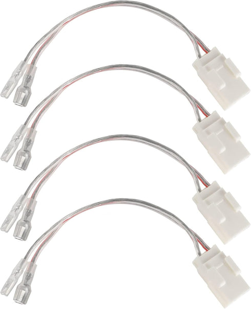 72-6514 Car Speaker Wiring Harness Connector Adapter for Dodge Ram 2000-2020, Chrysler 2004-2017, 4 PCS