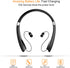 Foldable Bluetooth Headset, Beartwo Lightweight Retractable Headphones for Sports & Exercise, Noise Cancelling Stereo