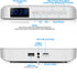 Wall CD Player with Speakers, ROADOM Bluetooth CD Player for Home, Hi-Fi Stereo Sound, Remote Control, White