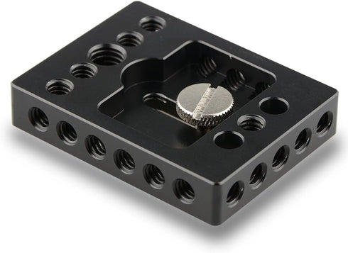 CAMVATE Baseplate with 1/4" & 3/8" Thread Hole for DSLR Camera Cage Rig - 1578