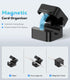 MoKo 8 Pack Magnetic Cable Clips, Desk Cord Organizer, Adhesive Cord Holder, Cable Management Wire Holder Keeper