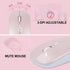 Bluetooth Keyboard and Mouse Combo - Ultra-Slim Portable Rechargeable Wireless Set for iPad/Mac OS, Android, Windows