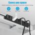 HHSOET 6 6FT Wall Mount Magnetic Power Strip, Under Desk Outlet Mountable Socket, Metal Long Heavy Duty Surge Protector