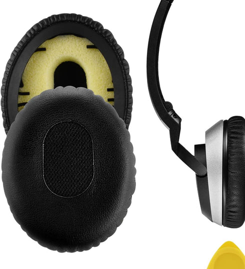 Geekria QuickFit Replacement Ear Pads for Bose OE, OE1 Headphones, Black Ear Cushions, Headset Earpads, Repair Parts