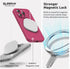 SURPHY iPhone 15 Pro Case (6.1 inch, 2023) - Liquid Silicone, MagSafe Compatible, Hibiscus + 2 Pack Screen Protector.