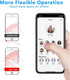 Cell Phone Ring Holder Stand - 5 Pack, Transparent Finger Kickstand, Compatible with iPhone