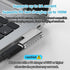 Magnetic 90 Degree USB C to Magnetic 2 T-Tip Adapter, Type-C to Safe 2 T-Head PD 100W Power Fast Charging Converter