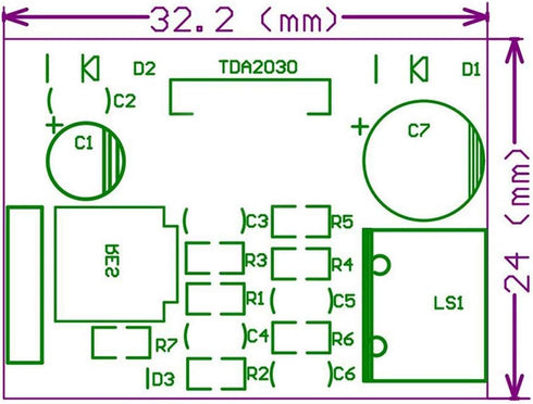 HiLetgo 5pcs TDA2030A Audio Amplifier Module - TDA2030 Power Amplifier Board