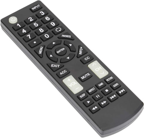 Replacement Remote Control for Insignia TV HDTV NS-40D510NA21, NS-19D310NA21, NS-32D310NA21, NS-24D310NA21,