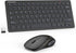 TECKNET Wireless Keyboard and Mouse Combo, Mini Cordless Computer Keyboard and Mouse Set, 2.4GHz, Quiet Click for PC,