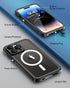 Beeasy for iPhone 14 Pro Case - Waterproof 360 Degree Protective Case Compatible with MagSafe (Black)