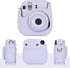 Phetium Instant Mini 12 Camera Protective Case Compatible with Instax Mini 12 11, PU Leather Bag with Pocket, Lilac