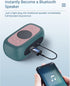 Bluetooth 5.0 Transmitter Receiver, 2 in 1 USB Portable Audio Adapter with LCD Display, Bluetooth AUX Dongle