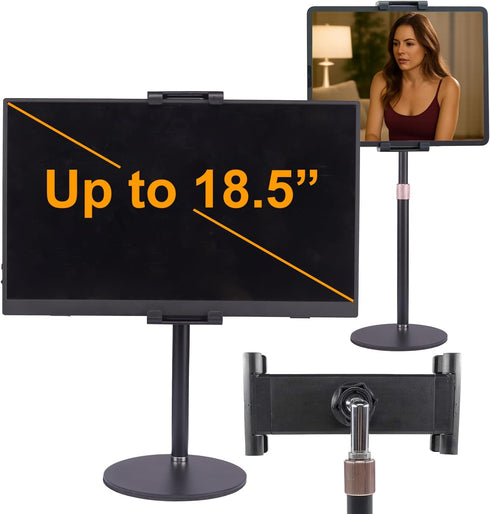 FeeLazy Portable Monitor Stand Tablet Stand for Desk Kindle Holder with Metal Disk,