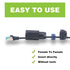 Waterproof RJ45 Coupler IP67 CAT6 Waterproof RJ45 Connector POE Outdoor Ethernet Connector 2 Pack