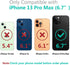 iPhone 13 Pro Max Case, Cute Glitter Bling Kickstand with Wrist Strap, Soft TPU Shockproof Cover for Girls