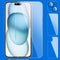 iPhone 15 Tempered Glass Screen Protector 3-in-1: Front, Back & Camera Protection (6.1 inch) - Ultimate Defense!