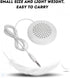 3.5mm Mini Pillow Speaker, DIY Portable Speaker for MP3 Phone, White