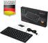 Perixx PERIBOARD-332 Wired Backlit USB Keyboard, Mini Slim Scissor Keys with Big Font, White Illuminated LED