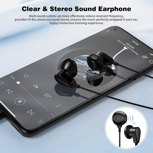 ACAGET USB Type C Headphones for Samsung S23 S22 Ultra S21 Plus A35 A54 Galaxy Z Fold 5 Flip 6 Wired USB C Earbuds