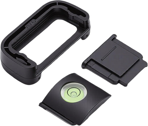 A7C Camera Eyecup Viewfinder Eyepiece, Camera Eyecup Hot Shoe Cover, Protector Cap Kit with Bubble Spirit Level, Ideal