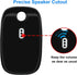 Protection Case for Tile Pro 2022 Tracker, 4Pack Silicone Soft Cover with Keychain, Black & White
